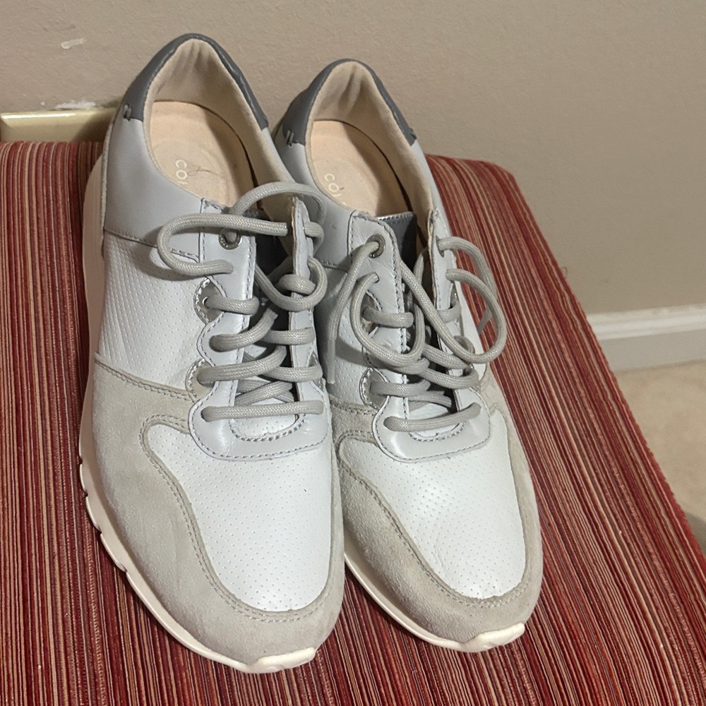 NWOT.  Gray and White Sneakers. No box.